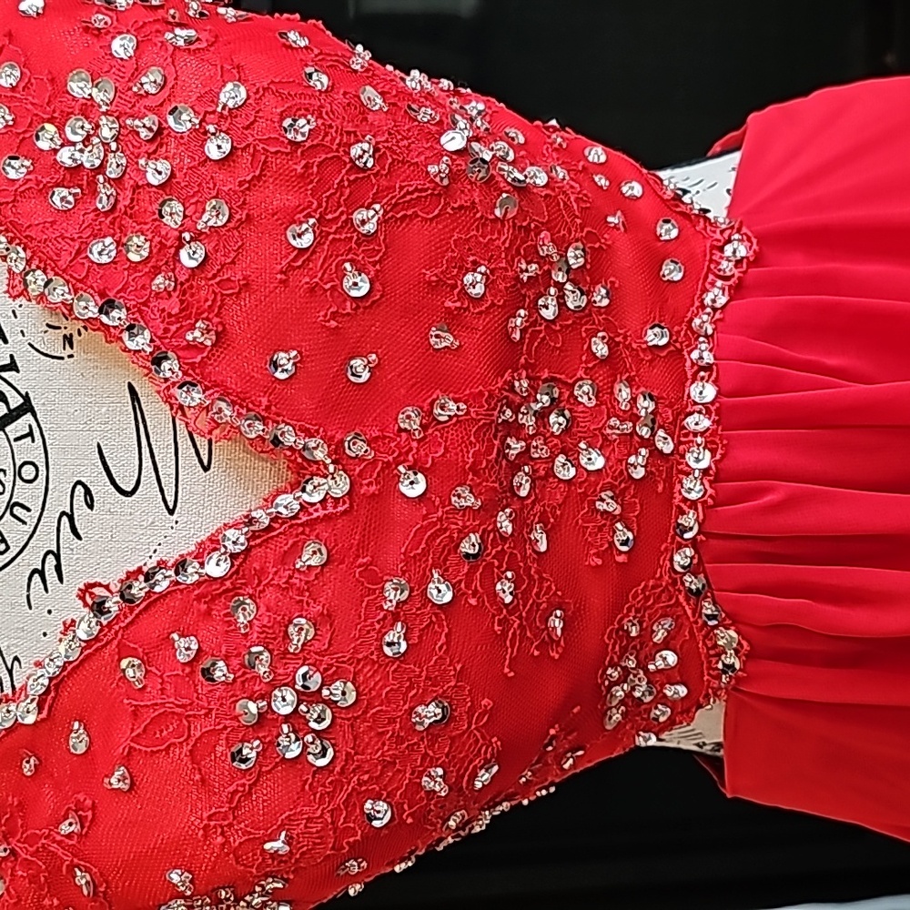 Sequined Backless Gown. Size Small - image 4